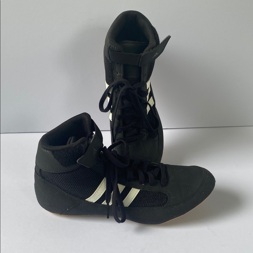 Black and White High-Top Sneakers